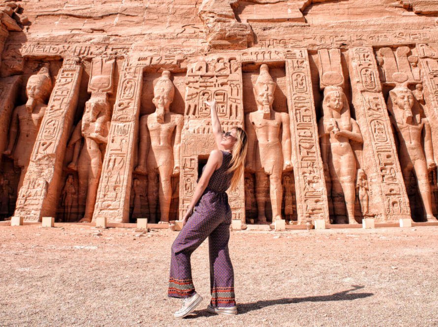 wonderful-picture-for-A-girl-in-front-of-the-facade-of-the-small-temple-of-abu-simbel